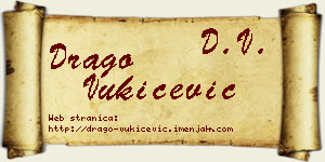 Drago Vukičević vizit kartica